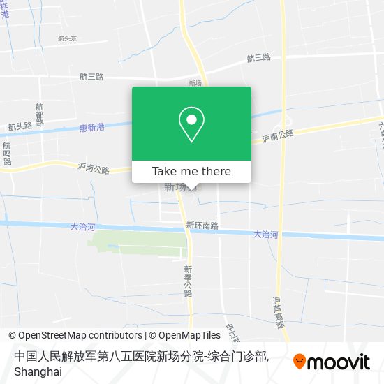 中国人民解放军第八五医院新场分院-综合门诊部 map