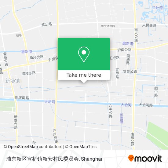 浦东新区宣桥镇新安村民委员会 map