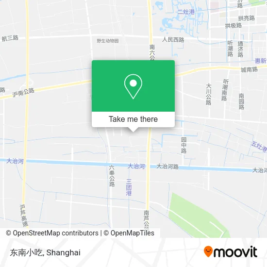 东南小吃 map