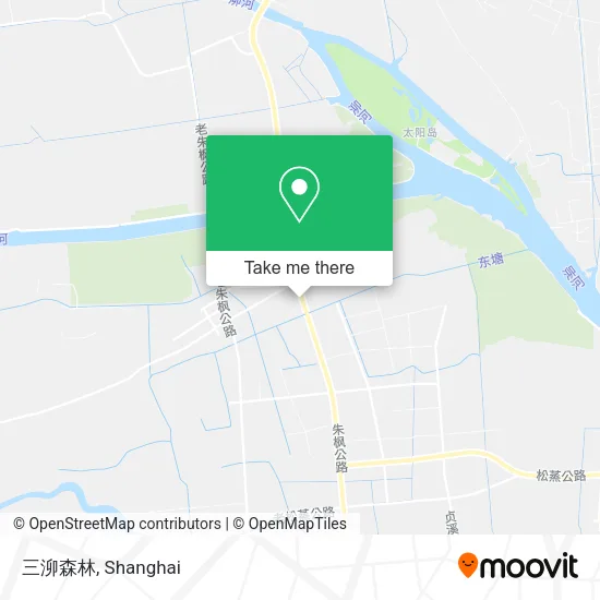 三泖森林 map