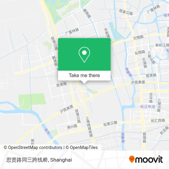 思贤路同三跨线桥 map