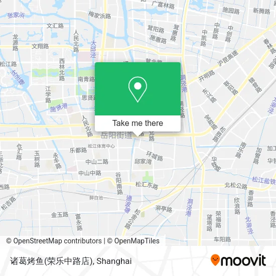 诸葛烤鱼(荣乐中路店) map