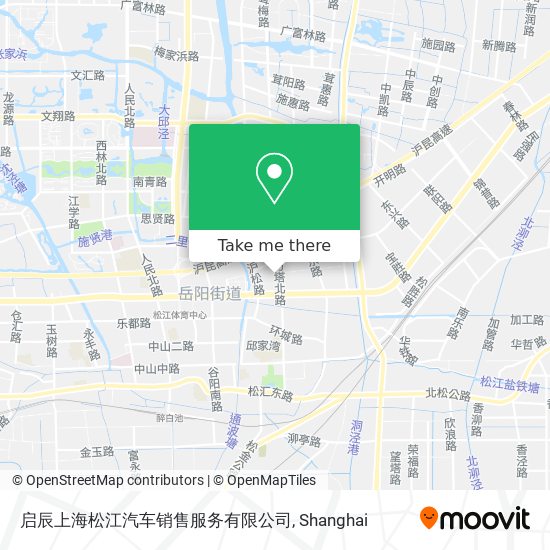 启辰上海松江汽车销售服务有限公司 map