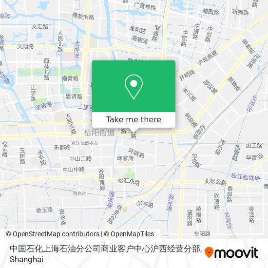 中国石化上海石油分公司商业客户中心沪西经营分部 map