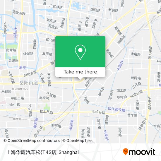 上海华庭汽车松江4S店 map