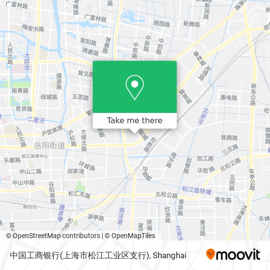 中国工商银行(上海市松江工业区支行) map