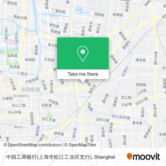 中国工商银行(上海市松江工业区支行) map