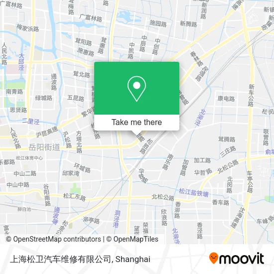 上海松卫汽车维修有限公司 map