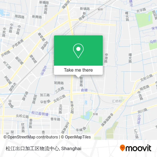 松江出口加工区物流中心 map