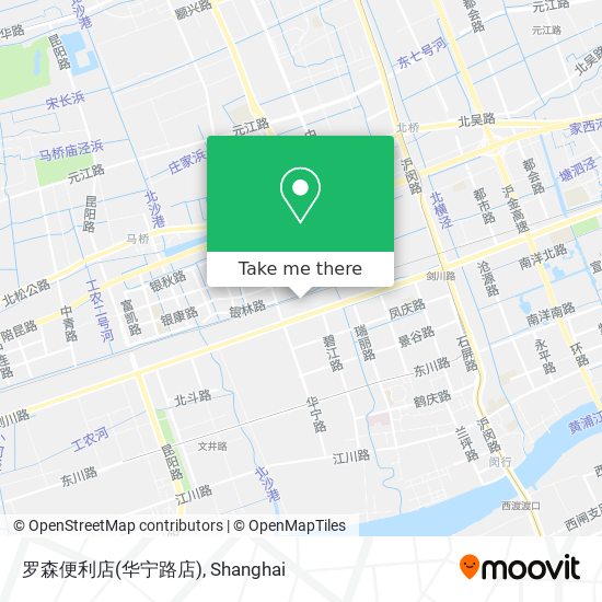 罗森便利店(华宁路店) map