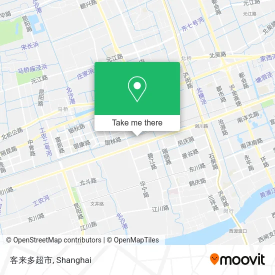 客来多超市 map
