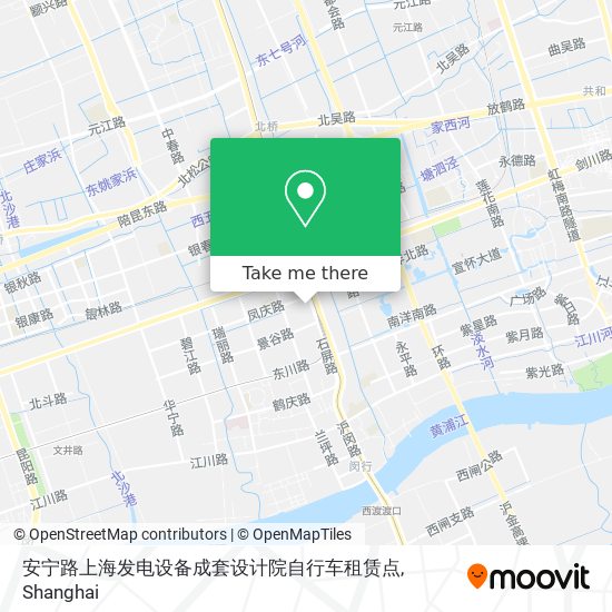 安宁路上海发电设备成套设计院自行车租赁点 map