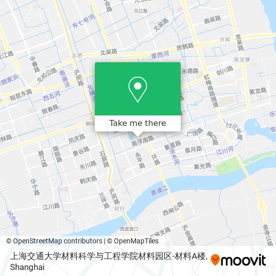 上海交通大学材料科学与工程学院材料园区-材料A楼 map