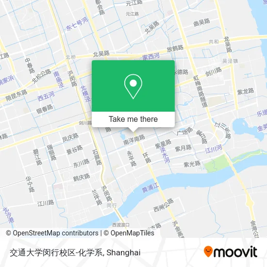 交通大学闵行校区-化学系 map