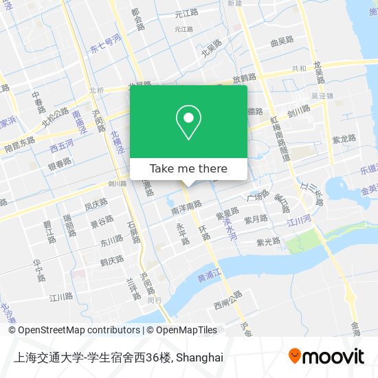 上海交通大学-学生宿舍西36楼 map