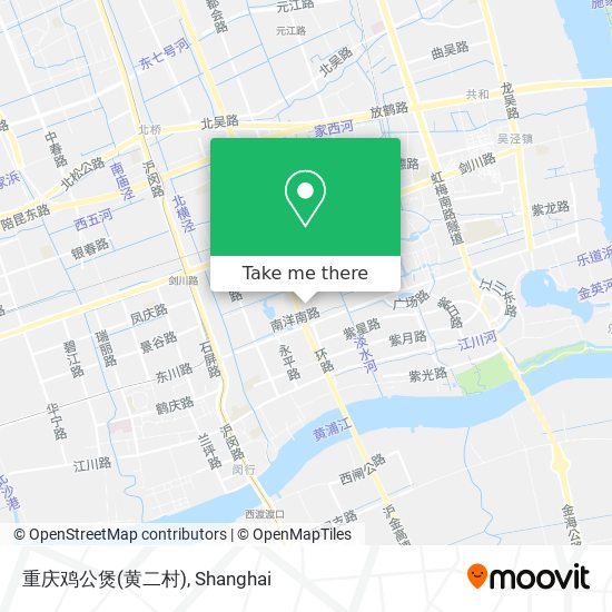 重庆鸡公煲(黄二村) map