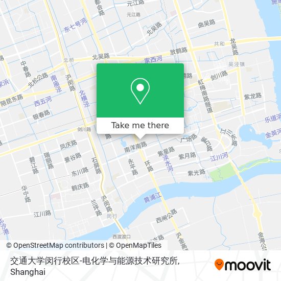 交通大学闵行校区-电化学与能源技术研究所 map