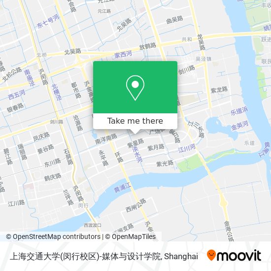 上海交通大学(闵行校区)-媒体与设计学院 map