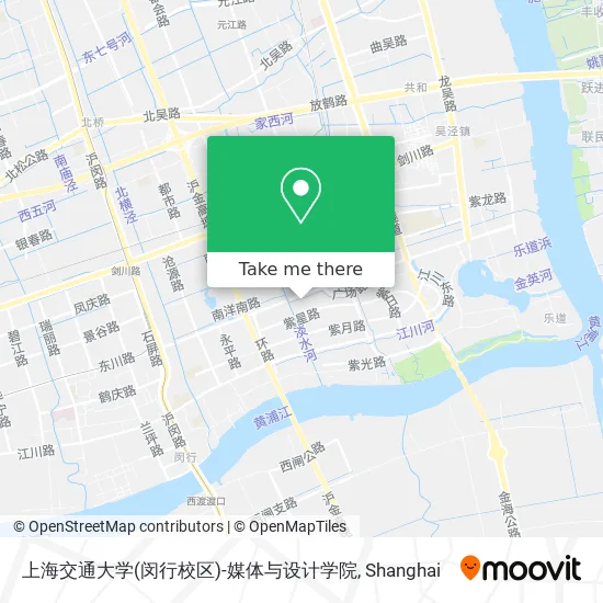 上海交通大学(闵行校区)-媒体与设计学院 map