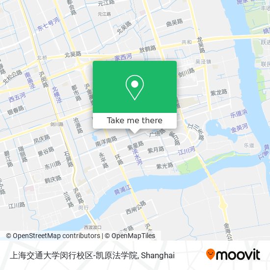 上海交通大学闵行校区-凯原法学院 map