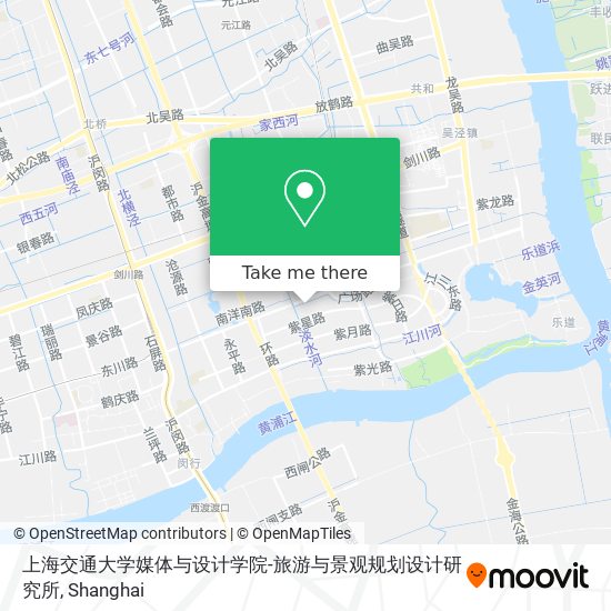 上海交通大学媒体与设计学院-旅游与景观规划设计研究所 map