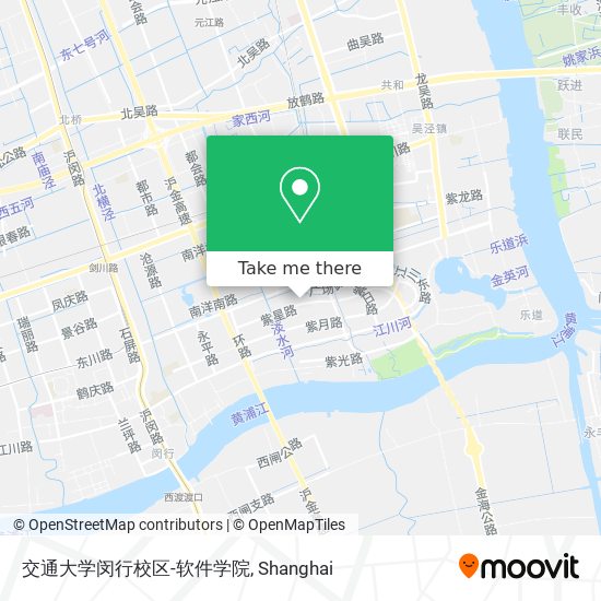 交通大学闵行校区-软件学院 map