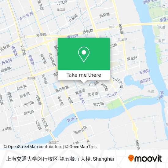 上海交通大学闵行校区-第五餐厅大楼 map