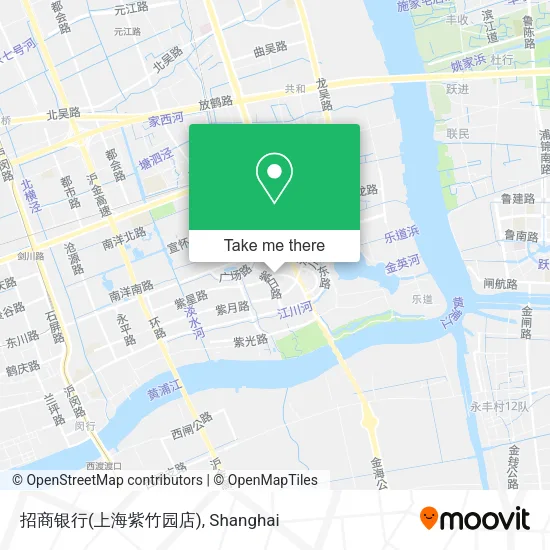 招商银行(上海紫竹园店) map