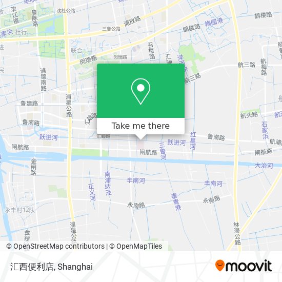 汇西便利店 map