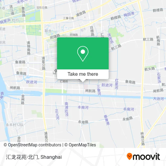 汇龙花苑-北门 map
