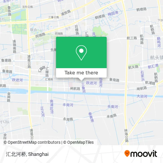 汇北河桥 map