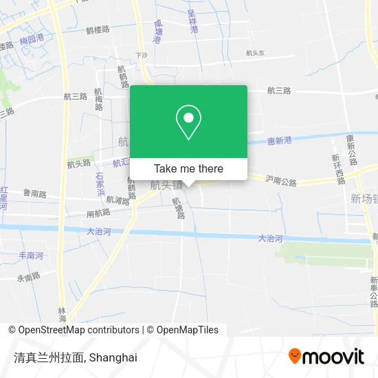 清真兰州拉面 map