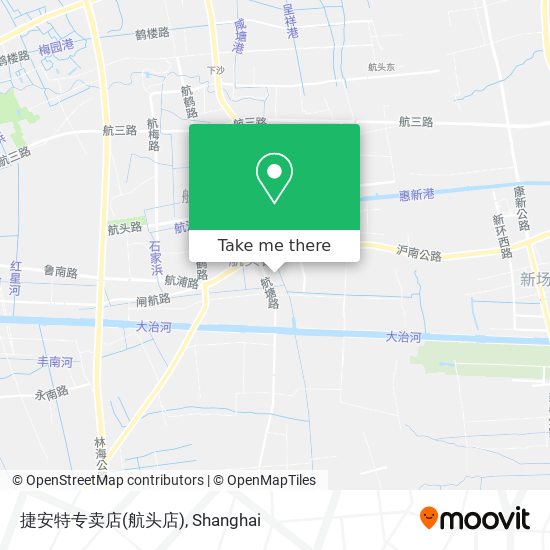 捷安特专卖店(航头店) map