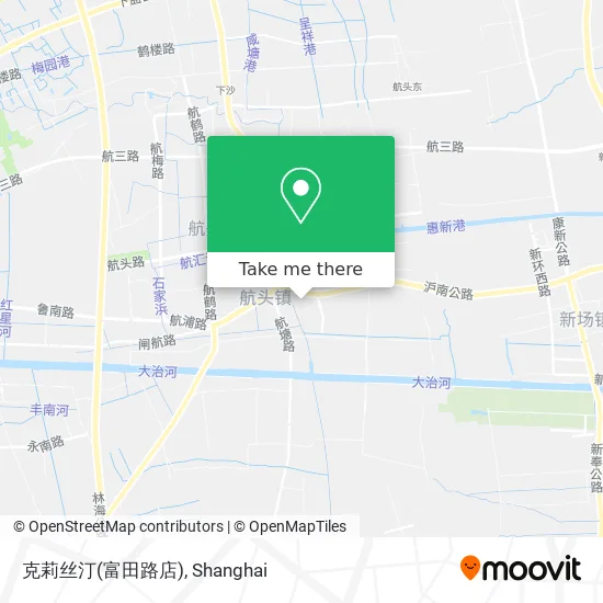 克莉丝汀(富田路店) map