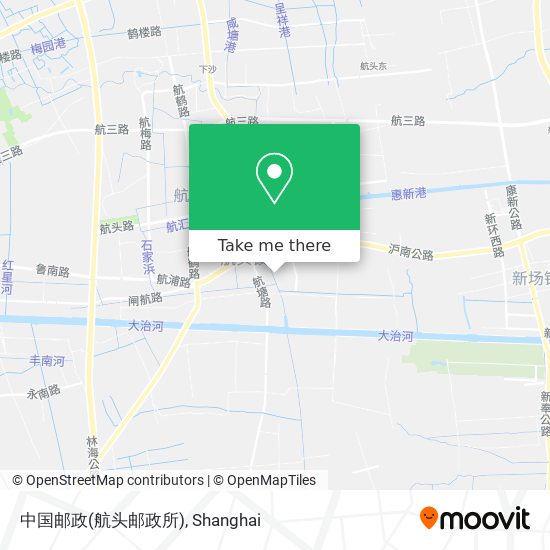 中国邮政(航头邮政所) map