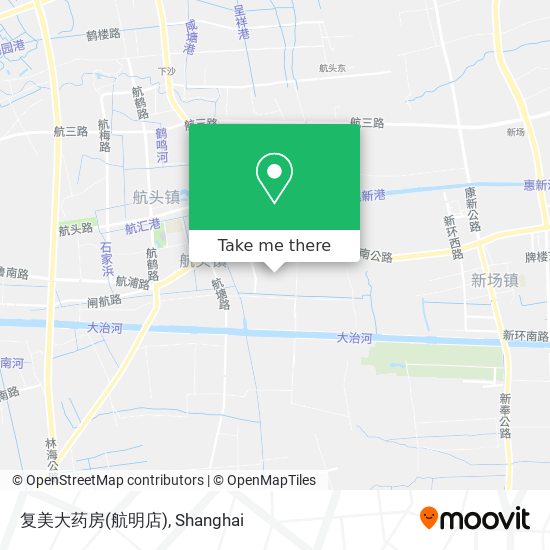 复美大药房(航明店) map