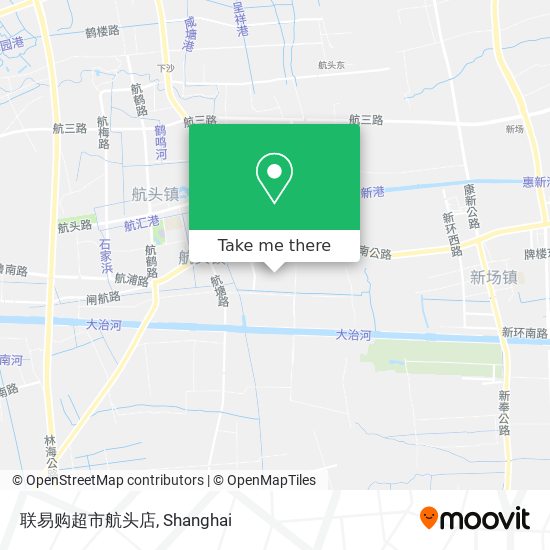 联易购超市航头店 map