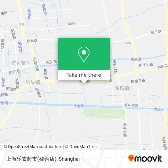 上海乐农超市(福善店) map