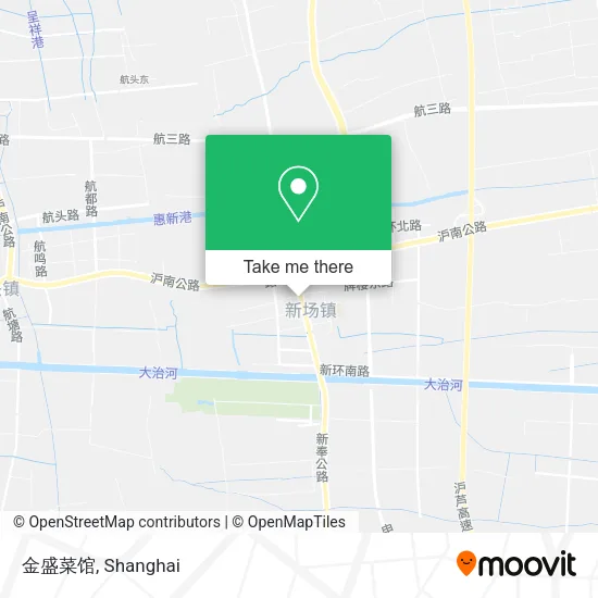 金盛菜馆 map