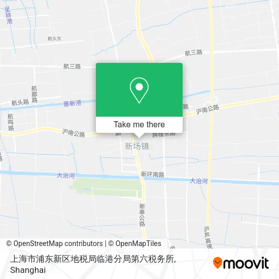 上海市浦东新区地税局临港分局第六税务所 map