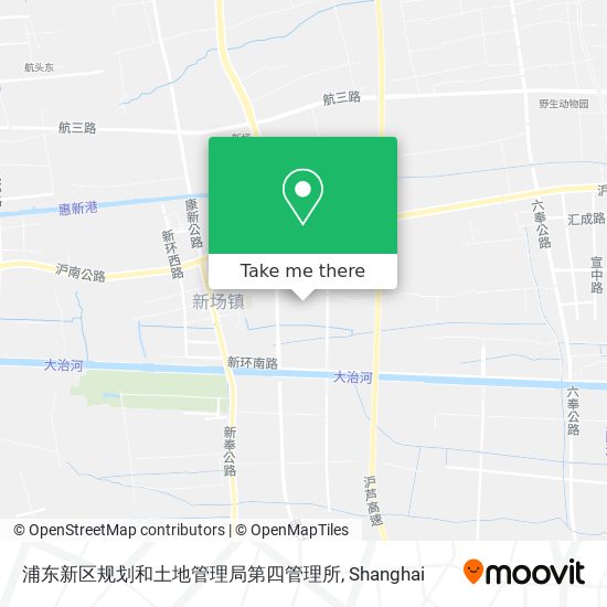 浦东新区规划和土地管理局第四管理所 map