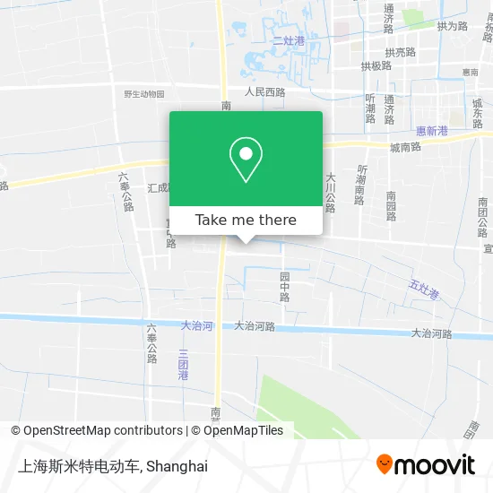 上海斯米特电动车 map