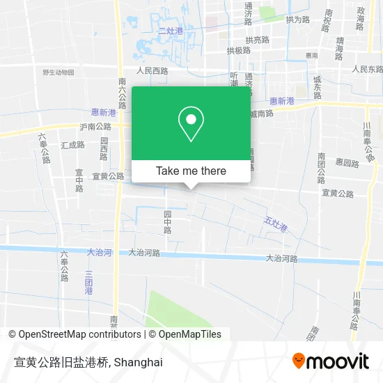 宣黄公路旧盐港桥 map