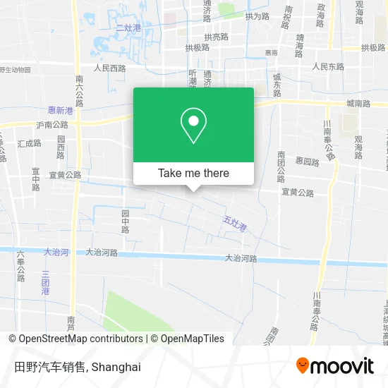 田野汽车销售 map