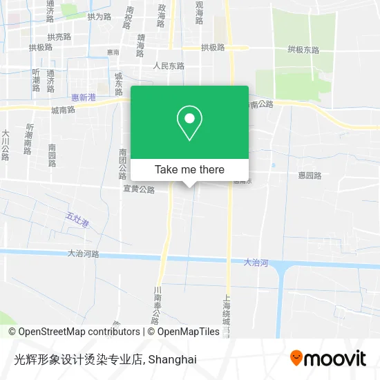 光辉形象设计烫染专业店 map