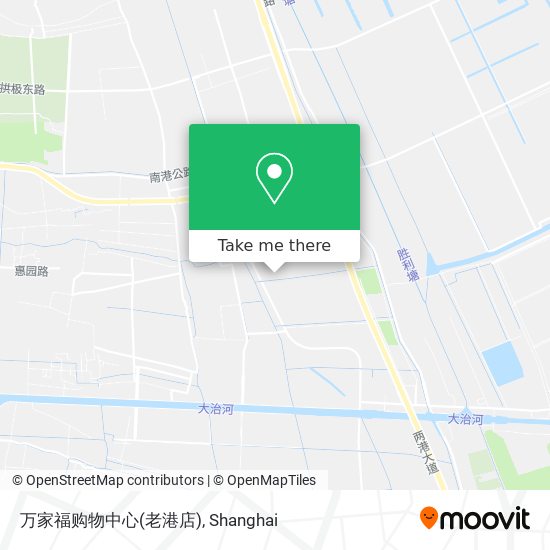 万家福购物中心(老港店) map