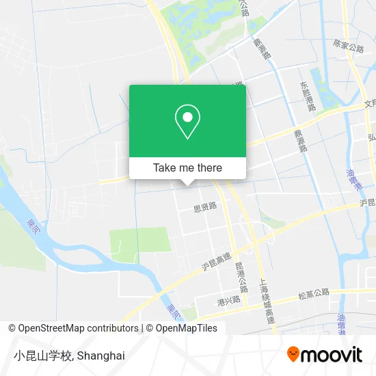 小昆山学校 map