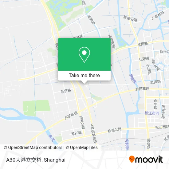 A30大港立交桥 map