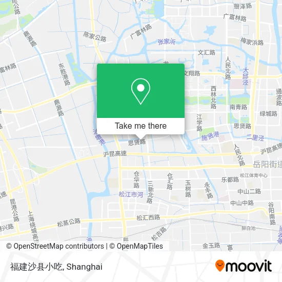 福建沙县小吃 map