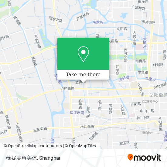 薇妮美容美体 map